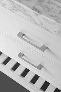 Ancerre Designs Vanity Ancerre Designs VTS-ELIZABETH-60-W-CW  Elizabeth 60 in. Bath Vanity Set in White