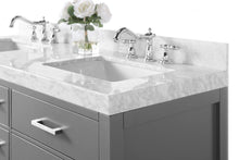 Load image into Gallery viewer, Ancerre Designs Vanity Ancerre Designs VTS-ELIZABETH-72-SG-CW   Elizabeth 72 in. Bath Vanity Set in Sapphire Gray