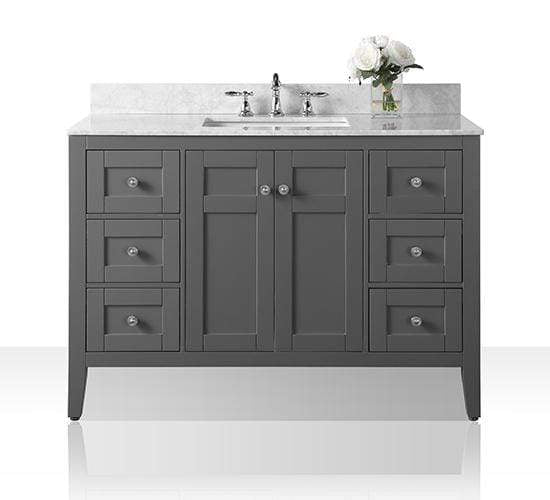 Ancerre Designs Vanity Ancerre Designs VTS-MAILI-48-SG-CW  Maili 48 in. Bath Vanity Set in Sapphire Gray