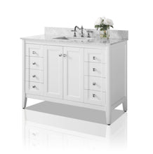 Load image into Gallery viewer, Ancerre Designs Vanity Ancerre Designs VTS-SHELTON-48-W-CW  Shelton 48 in. Bath Vanity Set in White