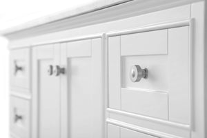 Ancerre Designs Vanity Ancerre Designs VTSM-AUDREY-48-W-CW   Audrey 48 in. Bath Vanity Set in White with 28 in. Mirror