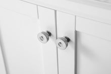 Load image into Gallery viewer, Ancerre Designs Vanity Ancerre Designs VTSM-AUDREY-60-W-CW   Audrey 60 in. Bath Vanity Set in White with 24 in. Mirror