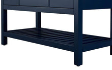 Load image into Gallery viewer, Ancerre Designs Vanity Ancerre Designs VTSM-ELIZABETH-48-HB-CW-GD  Elizabeth 48 in.Bath Vanity Set in Heritage Blue with 28 in. Mirror