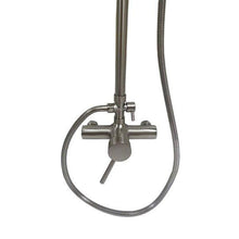 Load image into Gallery viewer, Bellaterra Home Bathroom Faucets Bellaterra Home Rainfall Shower and Tub Wall-Mount Faucet in Brushed Nickel