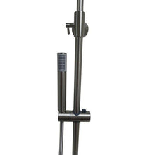 Load image into Gallery viewer, Bellaterra Home Bathroom Faucets Bellaterra Home Rainfall Shower and Tub Wall-Mount Faucet in Brushed Nickel