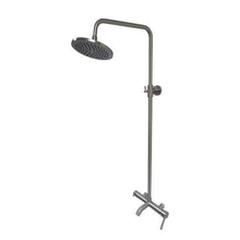 Load image into Gallery viewer, Bellaterra Home Bathroom Faucets Bellaterra Home Rainfall Shower and Tub Wall-Mount Faucet in Brushed Nickel
