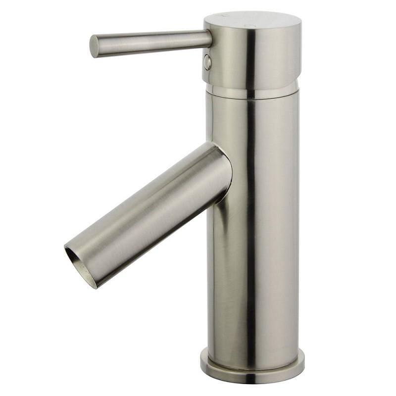 Bellaterra Home Bathroom Faucets Brushed Nickel $130.00 Bellaterra Home Malaga Single Handle Bathroom Vanity Faucet With Overflow Drain