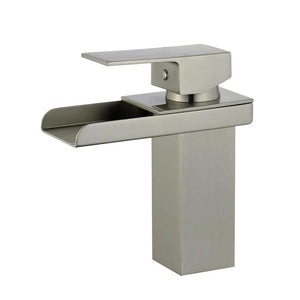Bellaterra Home Bathroom Faucets Brushed Nickel $152.00 Bellaterra Home Pampalona Single Handle Bathroom Vanity Faucet With Overflow Drain