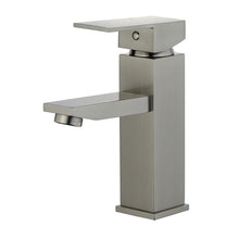 Load image into Gallery viewer, Bellaterra Home Bathroom Faucets Brushed Nickel $154.00 Bellaterra Home Granada Single Handle Bathroom Vanity Faucet With Overflow Drain