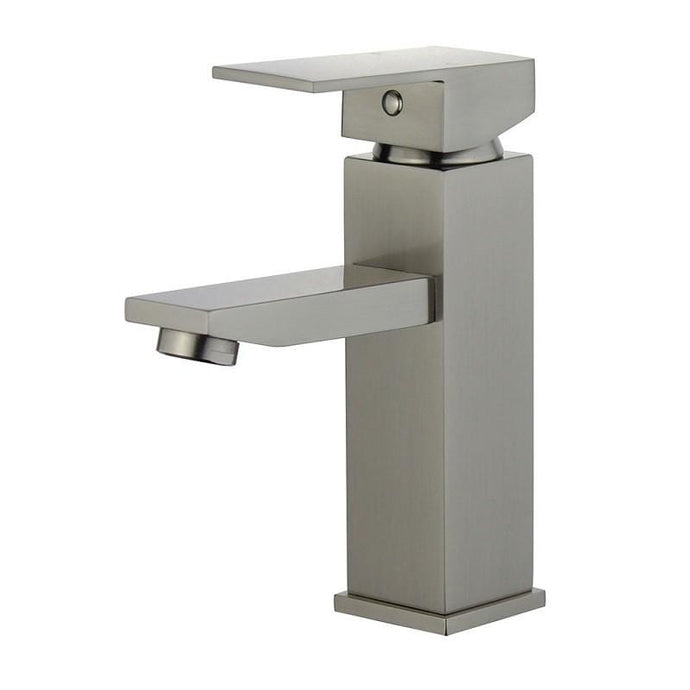 Bellaterra Home Bathroom Faucets Brushed Nickel $154.00 Bellaterra Home Granada Single Handle Bathroom Vanity Faucet With Overflow Drain