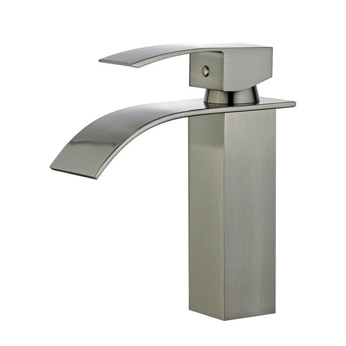 Bellaterra Home Bathroom Faucets Brushed Nickel $168.00 Bellaterra Home Santiago Single Handle Bathroom Vanity Faucet Without Overflow Drain