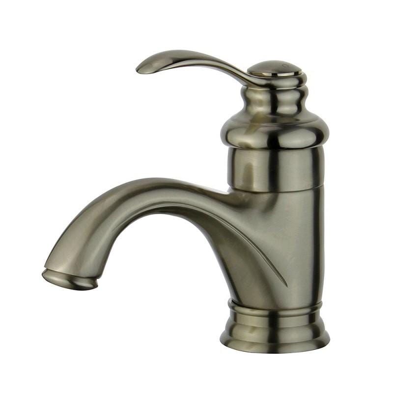 Bellaterra Home Bathroom Faucets Brushed Nickel $190.00 Bellaterra Home Barcelona Single Handle Bathroom Vanity Faucet Without Overflow Drain
