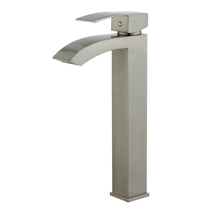 Bellaterra Home Bathroom Faucets Brushed Nickel $204.00 Bellaterra Home Palma Single Handle Bathroom Vanity Faucet With Overflow Drain