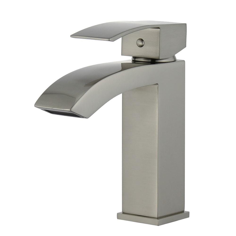 Bellaterra Home Bathroom Faucets Brushed Nickel $206.00 Bellaterra Home Cordoba Single Handle Bathroom Vanity Faucet Without Overflow Drain
