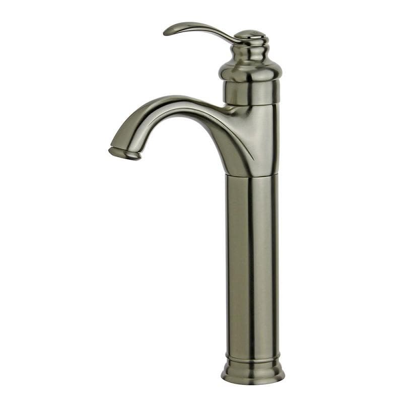 Bellaterra Home Bathroom Faucets Brushed Nickel $230.00 Bellaterra Home Madrid Single Handle Bathroom Vanity Faucet Without Overflow Drain