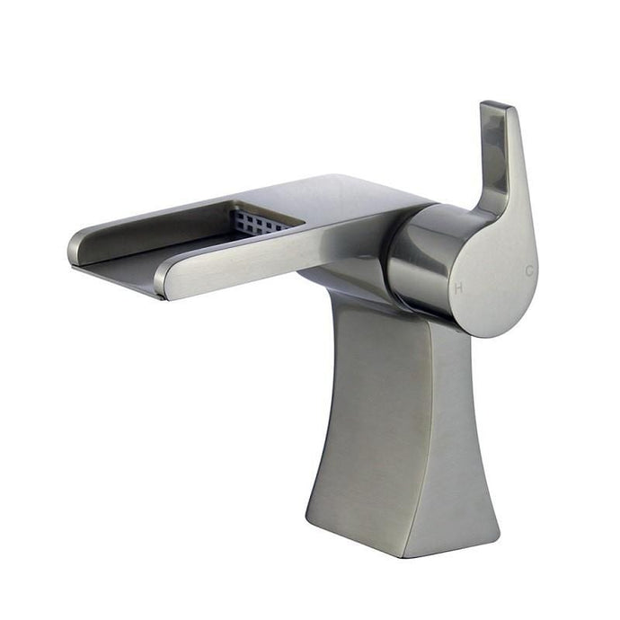 Bellaterra Home Bathroom Faucets Brushed Nickel $230.00 Bellaterra Home Salamanca Single Handle Bathroom Vanity Faucet With Overflow Drain