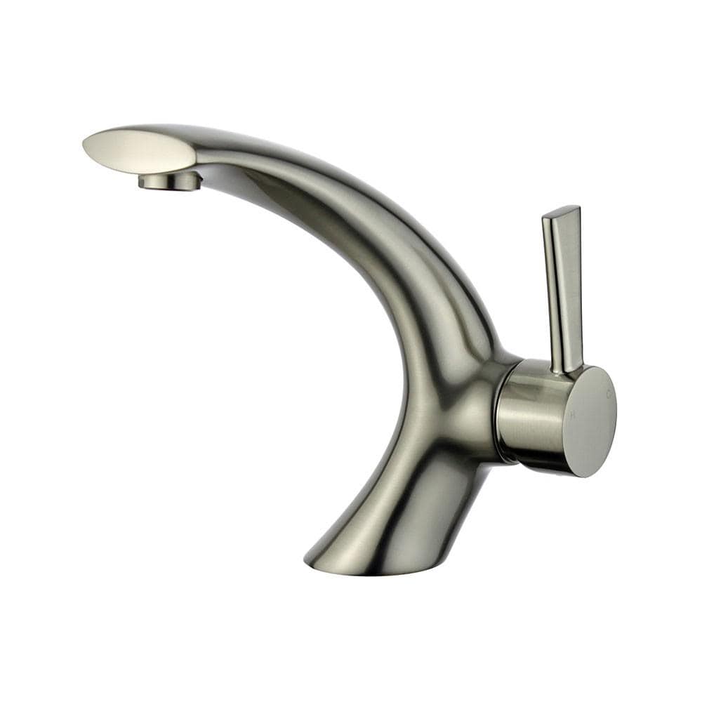 Bellaterra Home Bathroom Faucets Brushed Nickel $375.00 Bellaterra Home Bilbao Single Handle Bathroom Vanity Faucet With Overflow Drain