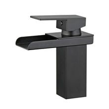 Load image into Gallery viewer, Bellaterra Home Bathroom Faucets New Black $160.00 Bellaterra Home Pampalona Single Handle Bathroom Vanity Faucet With Overflow Drain