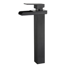 Load image into Gallery viewer, Bellaterra Home Bathroom Faucets New Black $186.00 Bellaterra Home Oviedo Single Handle Bathroom Vanity Faucet With Overflow Drain