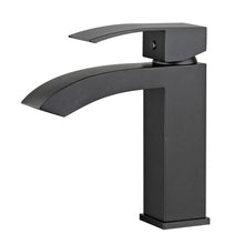 Load image into Gallery viewer, Bellaterra Home Bathroom Faucets New Black $226.00 Bellaterra Home Cordoba Single Handle Bathroom Vanity Faucet Without Overflow Drain