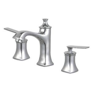 Bellaterra Home Bathroom Faucets Polished Chrome $206.00 Bellaterra Home Aversa Double Handle Widespread Bathroom Faucet with Drain Assembly