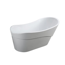 Load image into Gallery viewer, Bellaterra Home Bathtub BellaTerra Home Bari 67 inch Freestanding Bathtub in Glossy White