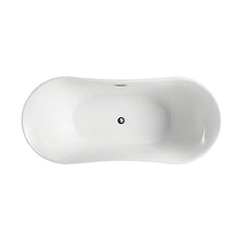 Load image into Gallery viewer, Bellaterra Home Bathtub BellaTerra Home Bergamo 67 inch Freestanding Bathtub in Glossy White