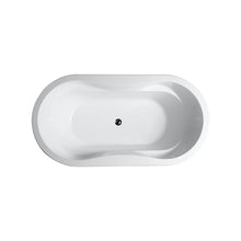 Load image into Gallery viewer, Bellaterra Home Bathtub BellaTerra Home Brescia 65 inch Freestanding Bathtub in Glossy White