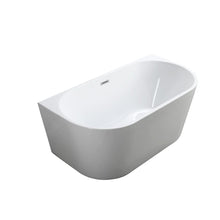 Load image into Gallery viewer, Bellaterra Home Bathtub BellaTerra Home Calabria 59 inch Freestanding Bathtub in Glossy White
