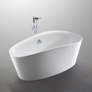 Bellaterra Home Bathtub BellaTerra Home Grasse 67 inch Freestanding Bathtub in White