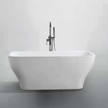 Load image into Gallery viewer, Bellaterra Home Bathtub BellaTerra Home Novara 59 inch Freestanding Bathtub in Glossy White