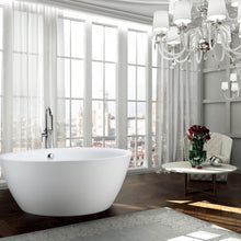 Load image into Gallery viewer, Bellaterra Home Bathtub BellaTerra Home Pescara 59 inch Freestanding Bathtub in Glossy White