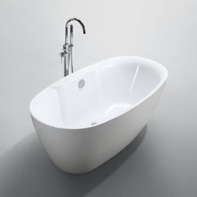 Load image into Gallery viewer, Bellaterra Home Bathtub BellaTerra Home Pisa 63 inch Freestanding Bathtub in Glossy White