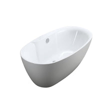 Load image into Gallery viewer, Bellaterra Home Bathtub BellaTerra Home Pisa 63 inch Freestanding Bathtub in Glossy White