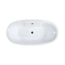 Load image into Gallery viewer, Bellaterra Home Bathtub BellaTerra Home Pisa 63 inch Freestanding Bathtub in Glossy White