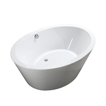 Load image into Gallery viewer, Bellaterra Home Bathtub BellaTerra Home Udine 67 inch Freestanding Bathtub in Glossy White