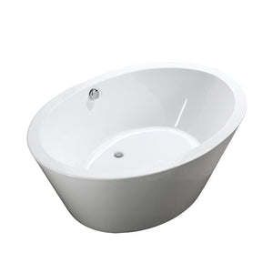 Bellaterra Home Bathtub BellaTerra Home Udine 67 inch Freestanding Bathtub in Glossy White