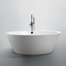 Load image into Gallery viewer, Bellaterra Home Bathtub BellaTerra Home Udine 67 inch Freestanding Bathtub in Glossy White