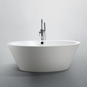 Bellaterra Home Bathtub BellaTerra Home Udine 67 inch Freestanding Bathtub in Glossy White