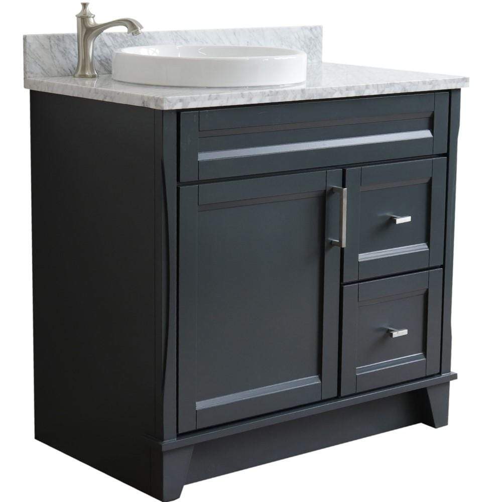 Bellaterra Home Vanity BellaTerra 400700-37L-DG-WMRDL 37