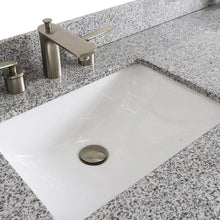 Load image into Gallery viewer, Bellaterra Home Vanity BellaTerra 400700-61D-DG-GYR 61&quot; Double sink vanity in Dark Gray finish and Gray granite and rectangle sink