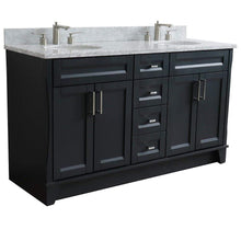 Load image into Gallery viewer, Buy 61&quot; Dark Gray Finish Bathroom Vanity Set