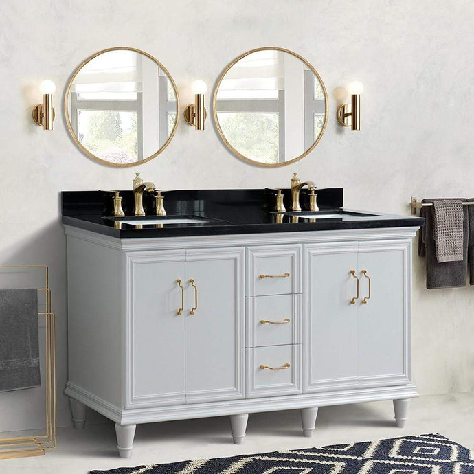 Bellaterra Home Vanity BellaTerra 400800-61D-WH-BGR 61