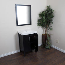 Load image into Gallery viewer, Bellaterra Home Vanity BellaTerra Home 23.8 in Single Sink Vanity-Black 804381-BL