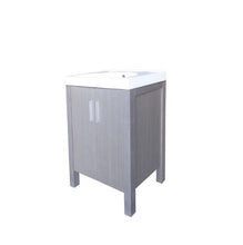 Load image into Gallery viewer, Bellaterra Home Vanity BellaTerra Home 23.8 in Single Sink Vanity-Gray 804381-GY