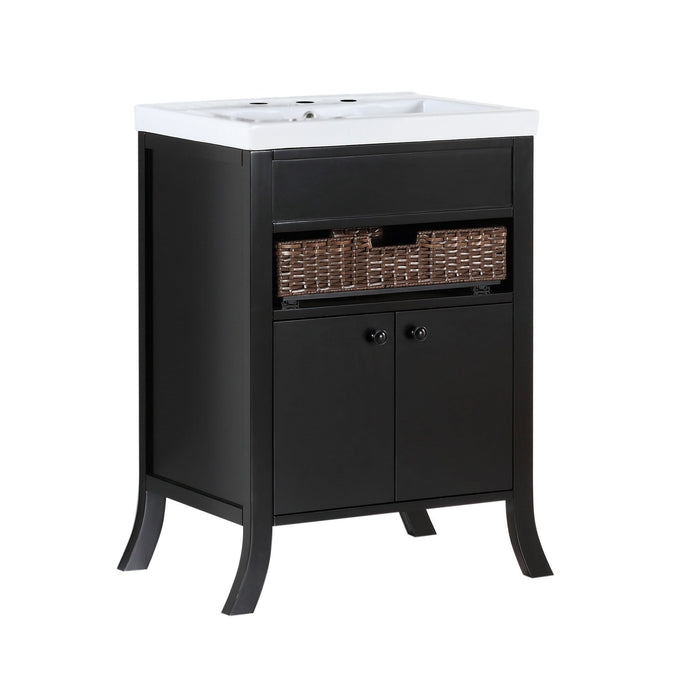 Bellaterra Home Vanity BellaTerra Home 24 in. Single sink vanity 500823A-24