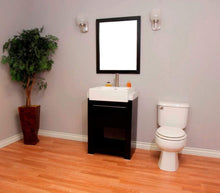 Load image into Gallery viewer, Bellaterra Home Vanity BellaTerra Home 24 in. Single Sink Vanity 804375A-24-BL