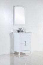 Load image into Gallery viewer, Bellaterra Home Vanity BellaTerra Home 24 in. Single sink vanity with White Carrara Top 500701-24-WC