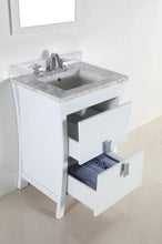 Load image into Gallery viewer, Bellaterra Home Vanity BellaTerra Home 24 in. Single sink vanity with White Carrara Top 500701-24-WC