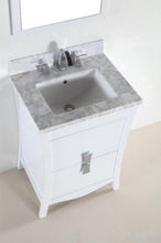 Load image into Gallery viewer, Bellaterra Home Vanity BellaTerra Home 24 in. Single sink vanity with White Carrara Top 500701-24-WC